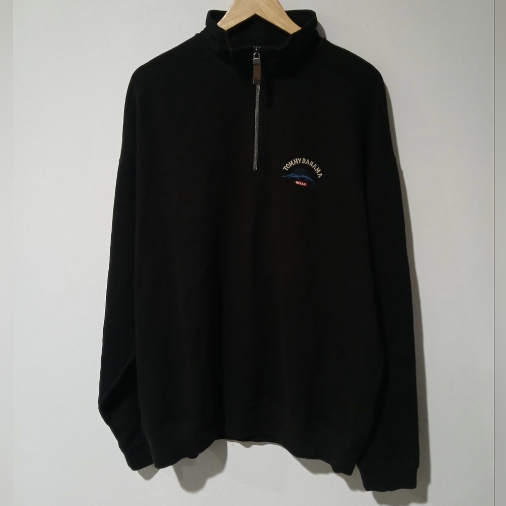 Tommy Bahama Relax 1/4 Zip Sweatshirt Pullover Men's Size: XL (100% Cotton)